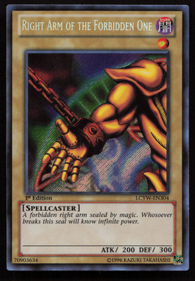 Right Arm of the Forbidden One LCYW-EN304 Legendary Collection 3: Yugi's World