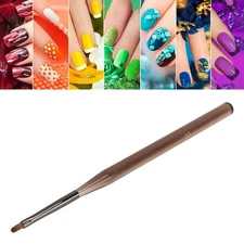 Gel Nail Polish Brush Nylon Hair Manicure Drawing Tool UV Building Gel Sculpting
