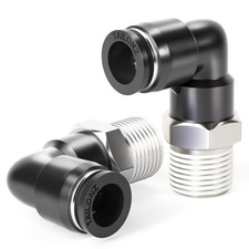 Male Elbow 10mm Tube Od X 1/4 Inch Npt Thread 90 Push To Connect Fittings Pl10n2