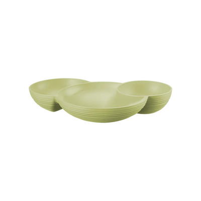GUZZINI ANTIPASTI MIT 3 FÄCHERN 29,5 X 21,4 CM - ERDE