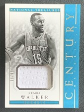 Kemba Walker 2017-18 Panini National Treasures Century Materials /99 #CTM-96
