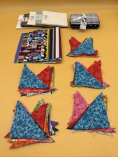 Vintage And New Assorted Prints Quilt Several Pieces Already Cut For A Quilt