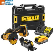 DeWalt DCS438E2T-GB 18v XR Brushless 76mm Cut Off Tool Inc 2x Powerstack Batts