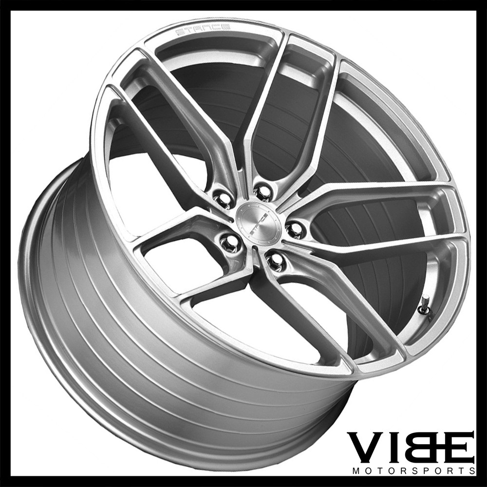 22" STANCE SF03 SILVER CONCAVE WHEELS RIMS FITS MASERATI QUATTROPORTE
