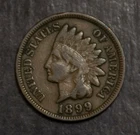 1899  Indian Cent VF Scratch   Lot 4306