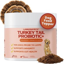 Turkey Tail Mushroom for Dogs Turkey Tail Mushroom Powder with Probiotics