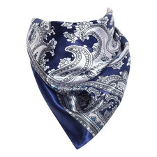 Avxdbr 35.4 Inch Western Cowboy Wild Rag Silk Feel Scarf for Men