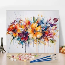 Paint by Numbers Kit DIY Canvas Painting Set for Adults Kids Home Decor Gift DIY