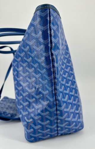Sac cabas Goyard Saint Louis PM en toile Goyardine et cuir, avec une pochette i - Photo 7/14