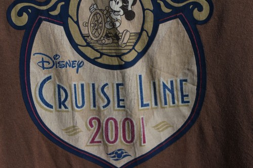 Vintage DISNEY Cruise Line 2001 T-Shirt Brown - Size XL (J86) - Picture 2 of 4