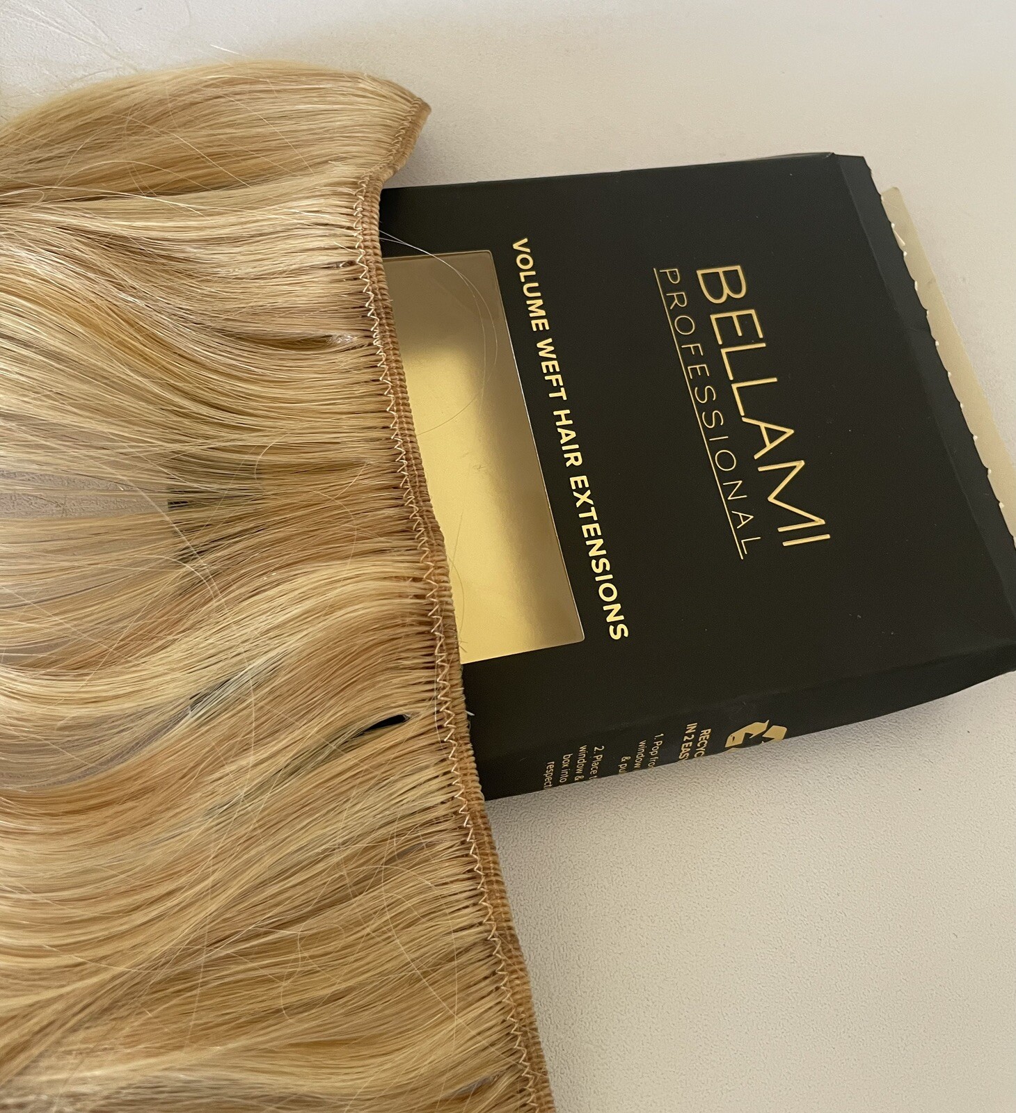 Bellami Volume Weft Blonde Hair Extensions eBay