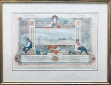 riesengroß - gerahmt: Serbische Agraranleihe 100 Dinar 1921