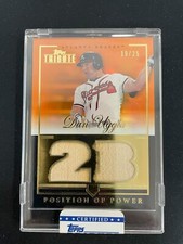 DAN UGGLA 2012 TOPPS TRIBUTE BASEBALL POSITION OF POWER RELIC ORANGE /25  *7883