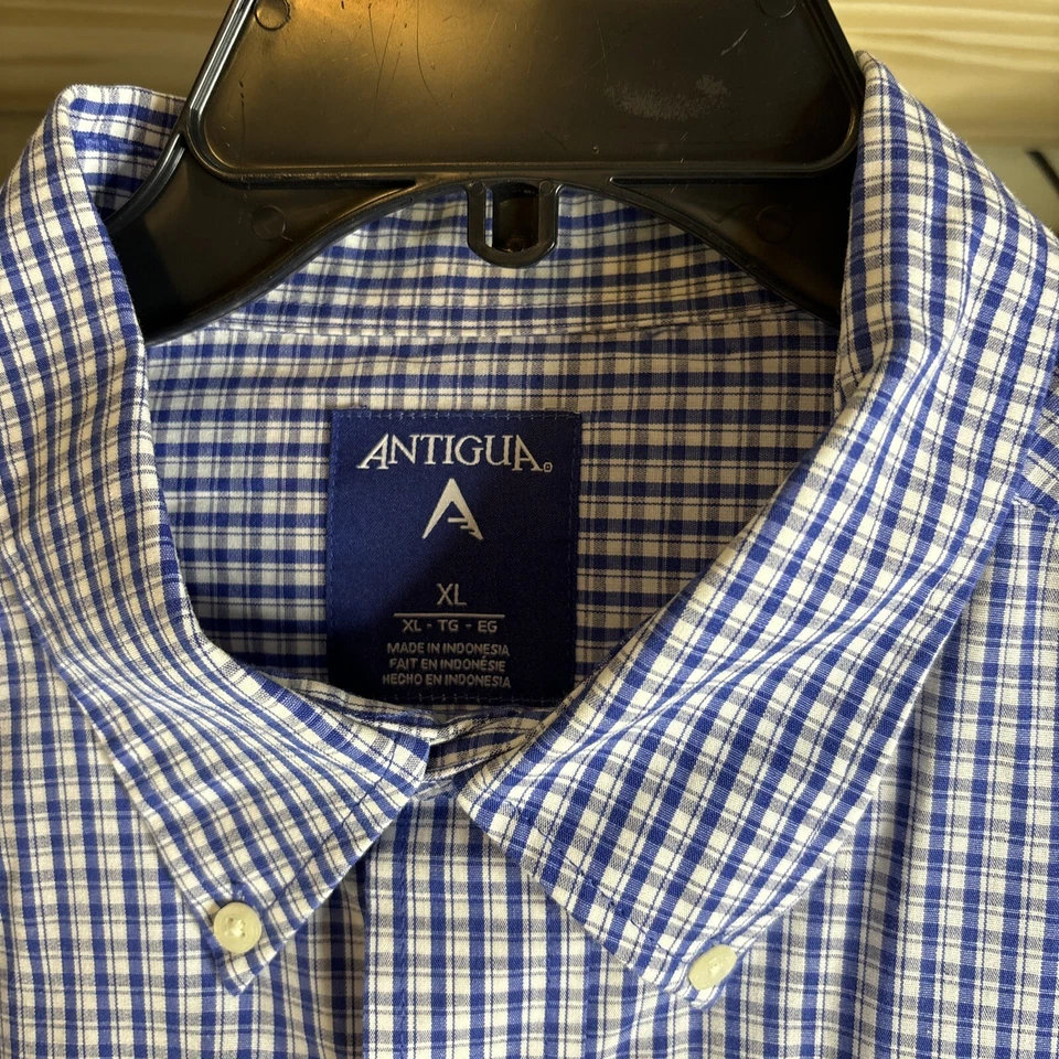 University Of Kentucky UK Antigua Men's Embroidered LOGO-LS Dress Shirt Sz XL - Image 2 of 4