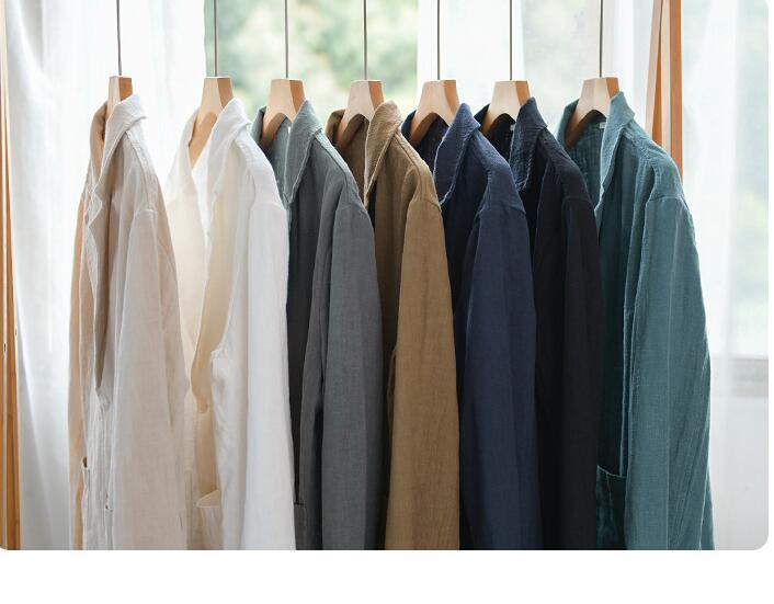 Linen~Cotton Black 2 Button Elbow Patch sleeve Men's Summer Suit or Blazer or Sportcoat main image 0