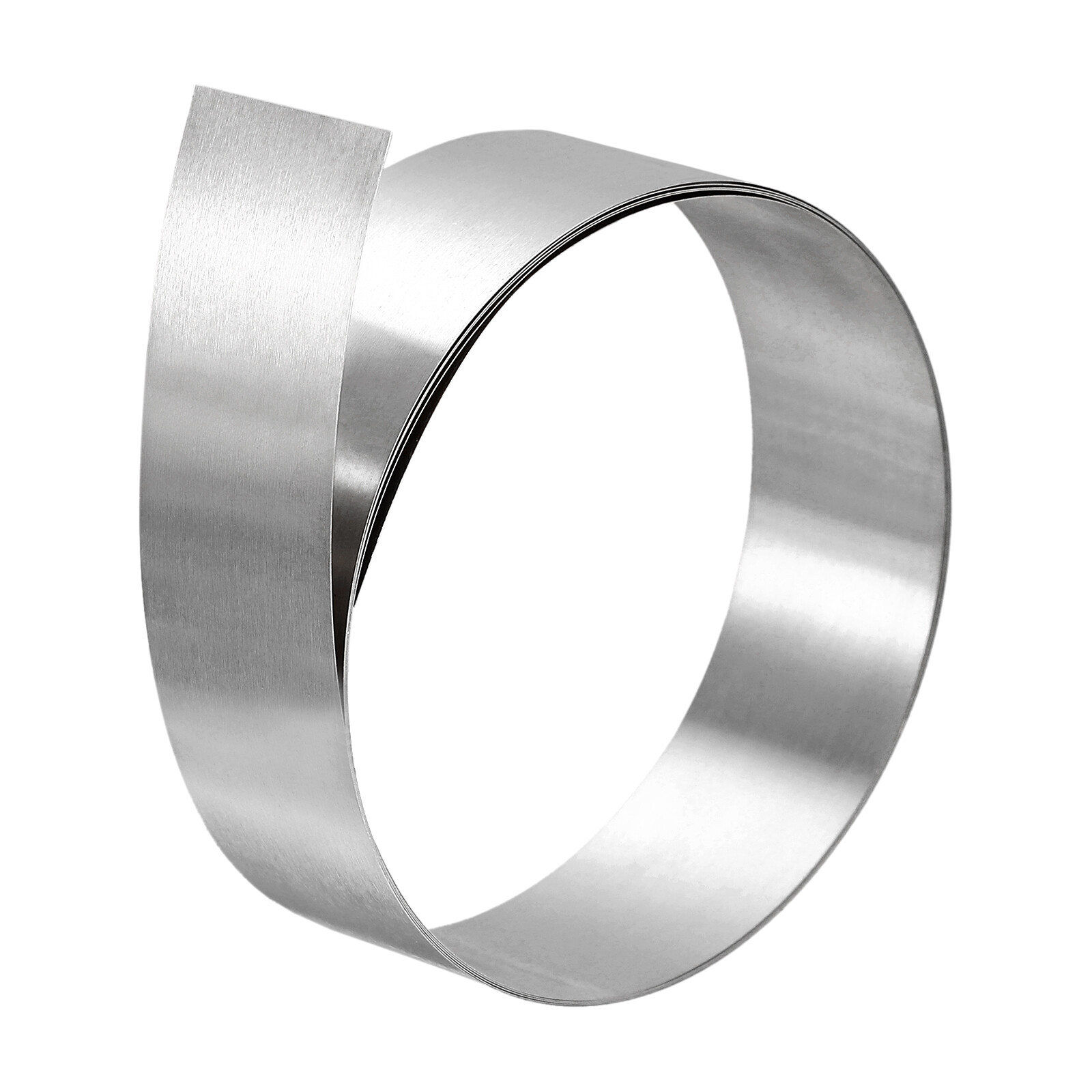 304 Stainless Steel Foil Roll，0.3mm x 20mm x 1M Polished Finish Plate