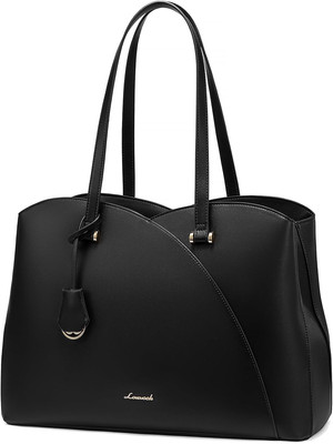 LOVEVOOK Laptop Tote Bag for Women, Work Bags Teacher Tote Bag, Leather Computer