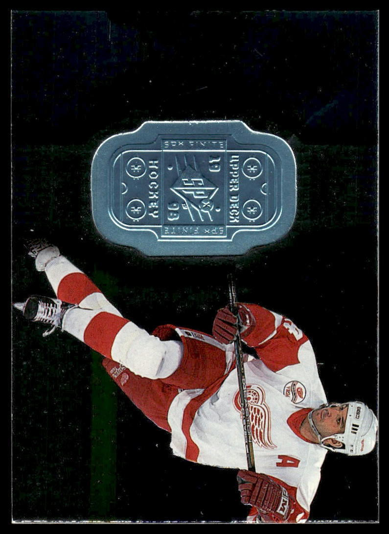 1998-99 SPx Finite #32 Brendan Shanahan SN #/9500 Detroit Red Wings