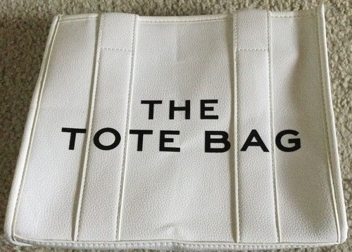White Fashion Tote bag With Cross Body Strap New - NWOT