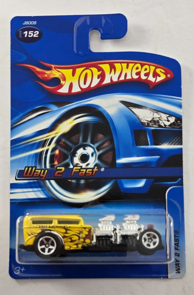 Hot Wheels Way 2 Fast #152 Silver Die-Cast Car 2006 YELLOW
