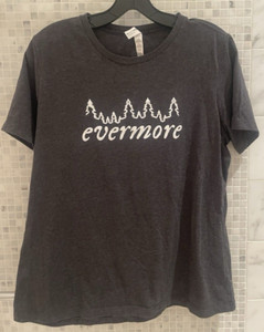 RARE HTF Taylor Swift EVERMORE Pine Tree Soft T-shirt Size Large L Women’s EUC