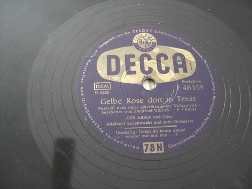 (S6293) Lys Assia - Gelbe Rose dort in Texas - Gehst du heute abend wieder mit