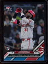 2024 Topps Now #135 Elly De La Cruz Blue Parallel Card #d /49 RC