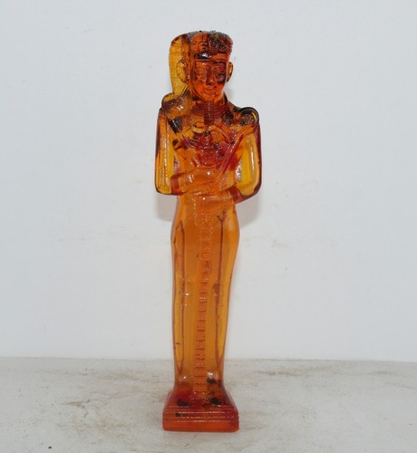 Rara antica statua egizia di Khonsu dio della luna mitologia egizia a.C.