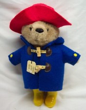 Yottoy 2013 VINTAGE STYLE PADDINGTON BEAR IN BLUE COAT 11" Plush STUFFED ANIMAL