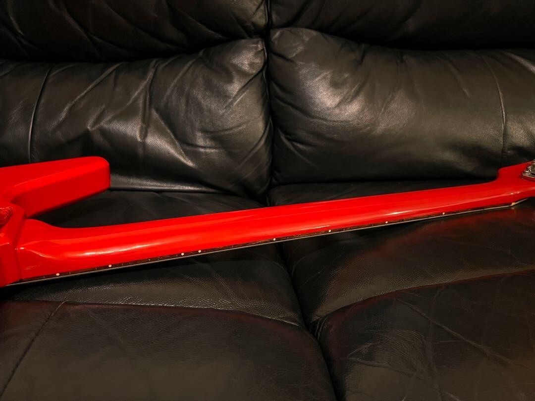 HAMER U.S.A. Blitz Red Electric Bass Guitar 1985 Vintage