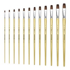 XDT 166 Bright Art Brush Set Red Sable Acrylic Oil Watercolor