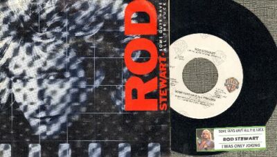 Stewart, Rod - Some Guys Have All The Luck WB 29215 PS Vinyl 45 rpm Record