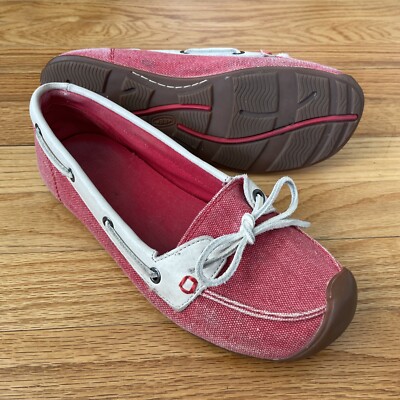 Keen Women's Shoes Catalina Slip-On Casual Comfort Boat Red