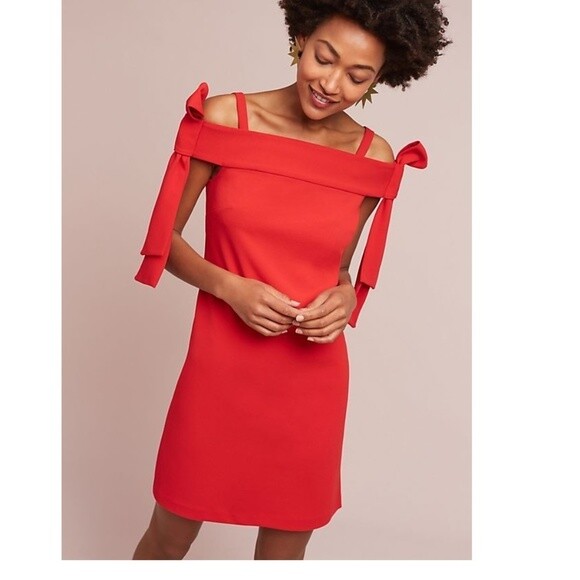 red off the shoulder bow dress Off Shoulder Lace Up Bow Trumpet Prom Dress