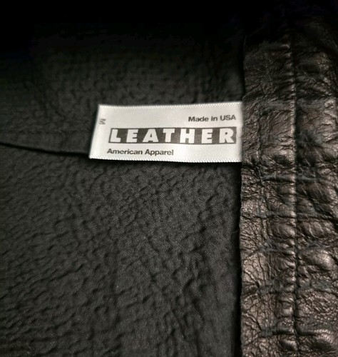 American Apparel Leather Women's Black Mini Skirt Crocodile Print Size M - Bild 3 von 7