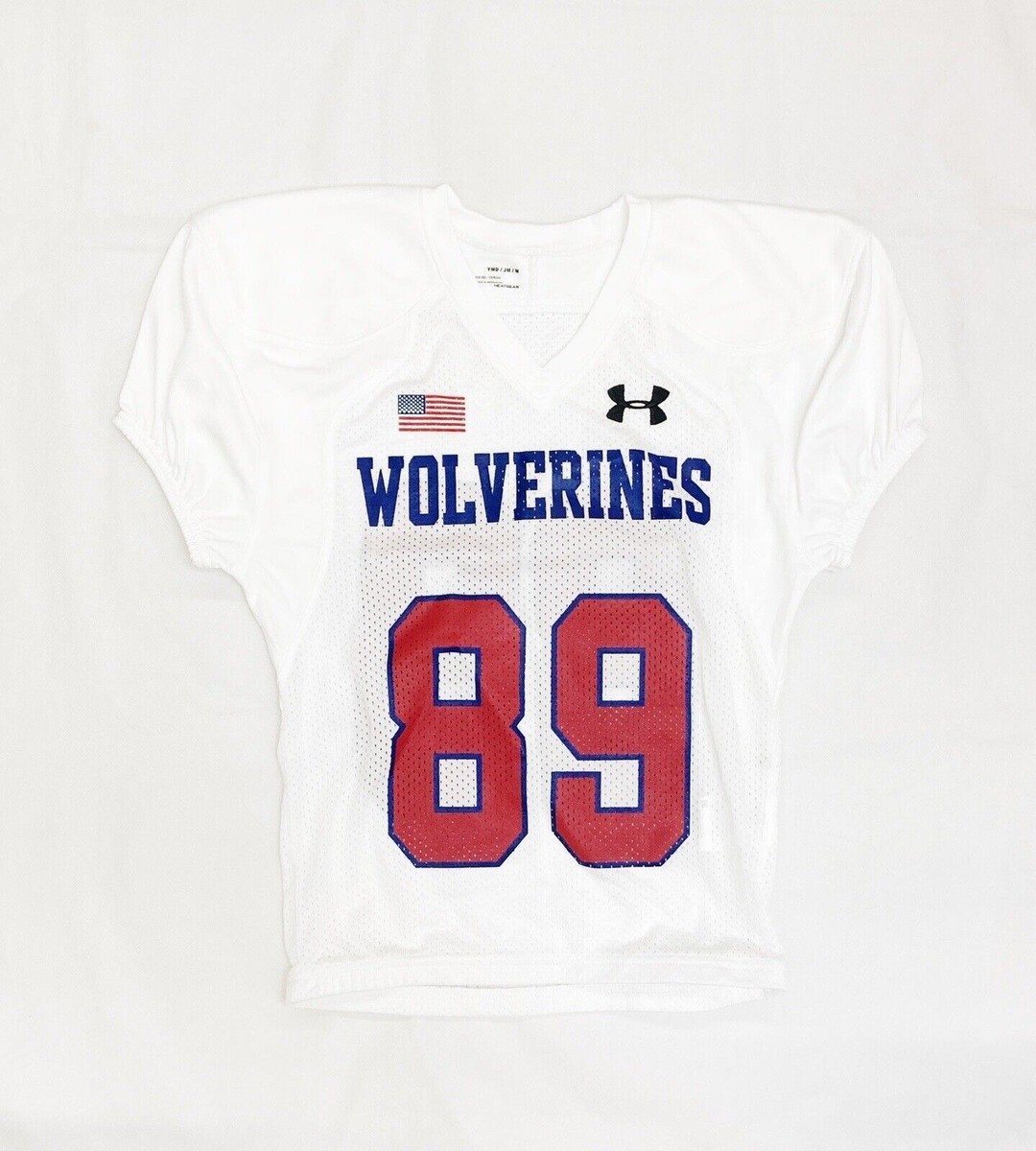 Under Armour Wolverines #89 #74 Instinct 2 Football Jersey Youth M