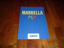 Seat Marbella MIO brochure brochure Depliant Folleto 08/1993