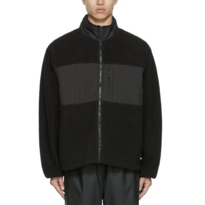 NWT Rains Paneled Fleece Jacket Sz M/L