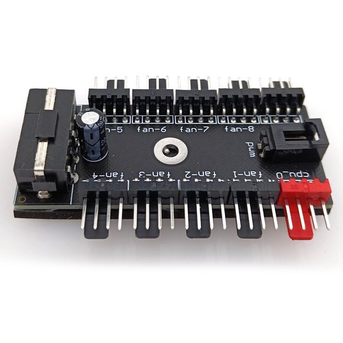 4pin PC Motherboard Fan Splitter 10 Port Hub PWM Cable Connector IDE Power Wire - 第 6/12 張圖片