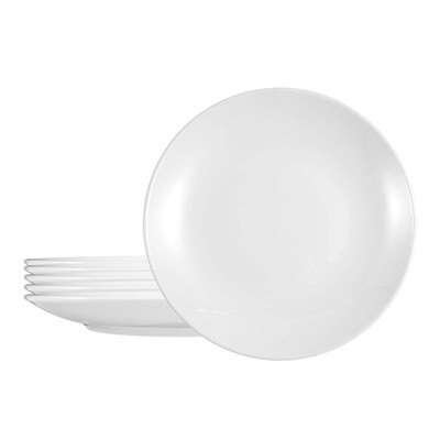 Commercial Dinnerware, Meran Porcelain Flat Coup Plate, Small Dinner Plate, W...