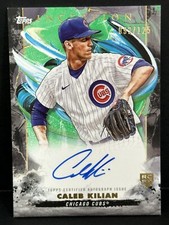 2023 Topps Inception MLB Chicago Cubs RC Caleb Kilian On-Card Auto Green /125