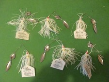 1) BAG OF 6 WAHOO SPINNERBAIT 1/4OZ WHITE COLOR. ( WAH-PCW146-1 ).