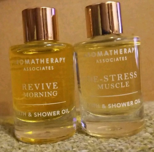 Aromatherapy Associates Bath/Shower Oil 9ml x 2: Revive; De-Stress RRP £14 each