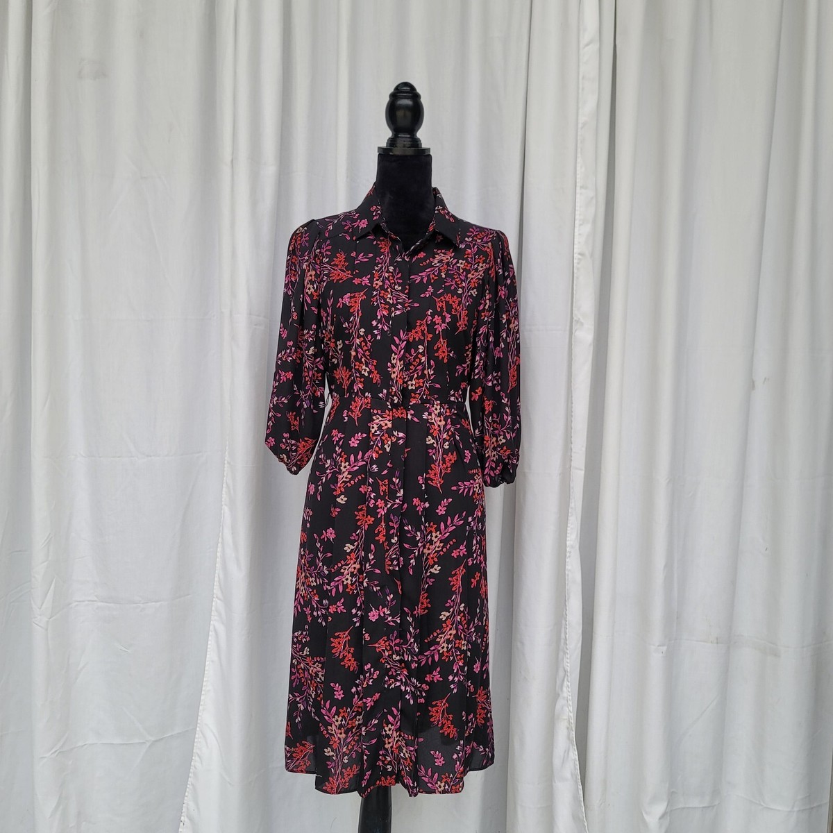 nanette lepore shirt dress Nanette Lepore Women's Front Zip Shirtdress - Black