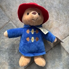 Kohls Cares 11" Paddington Plush Toy with Red Hat and Blue Coat NWT
