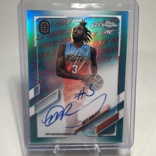 2021-22 Topps Chrome OTE Matt Bewley Teal & Red  Refractor Auto RC SP /99