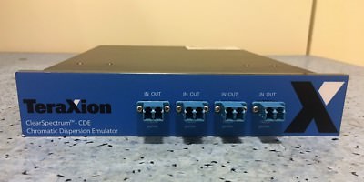 Teraxion CDE   50,000 ps/nm emulator (2 x 10,000ps/nm + 2 x 15,000ps/nm )  