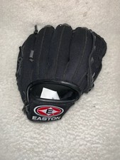 EASTON ETX 9N YOUTH BASEBALL GLOVE SUPER SOFT 9" PATTERN BLACK MAGIC. LEFT