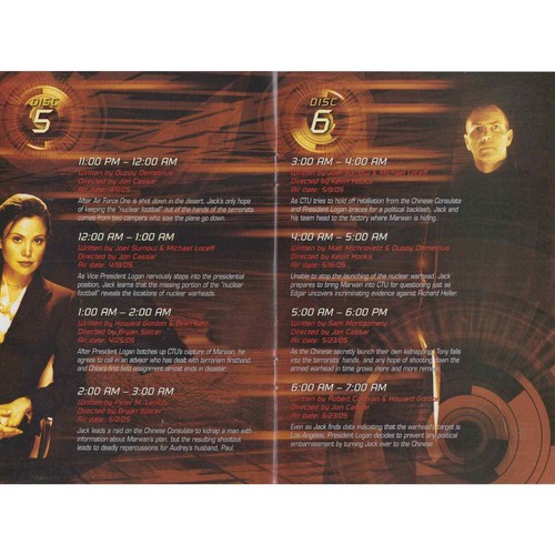 24 Season Four (Day 4) Complete 7 Disc Box Set Kiefer Sutherland as Jack Bauer - Picture 6 of 6