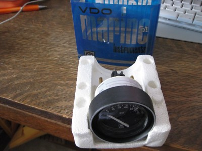 #ad VDO 24VDC Boat Pressure Gauge Swiss Backlit New N 02 120 403 Switzerland Made $59.99